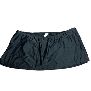 Time & Tru Black Swim Skirt Bottoms Only